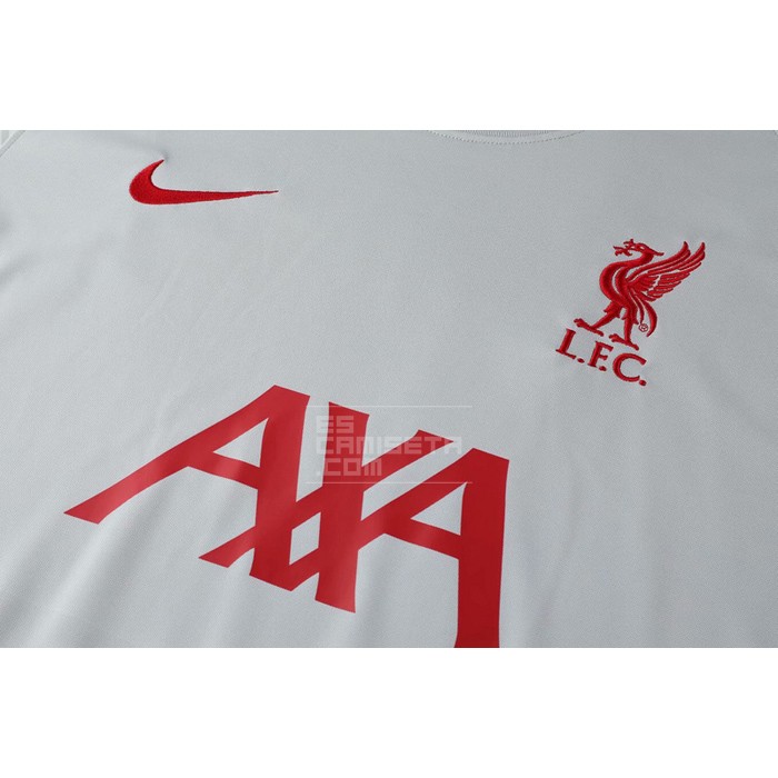 Camiseta de Entrenamiento Liverpool 2020-21 Gris - Haga un click en la imagen para cerrar
